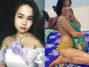 Người vợ dâm cằm điện thoại tự quay gã chồng trả bài mình